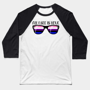 Genderfluid Sunglasses - Love Baseball T-Shirt